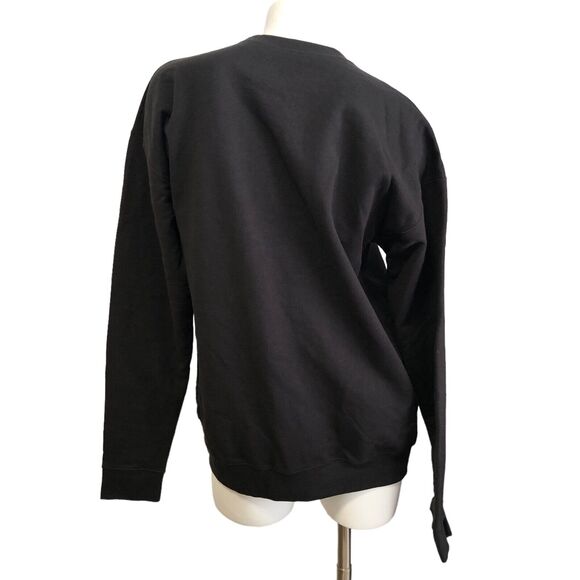 NEW Tultex Sweatshirt Red Lips Leopard Tongue Crewneck Unisex Medium Mens Womens - Picture 2 of 5